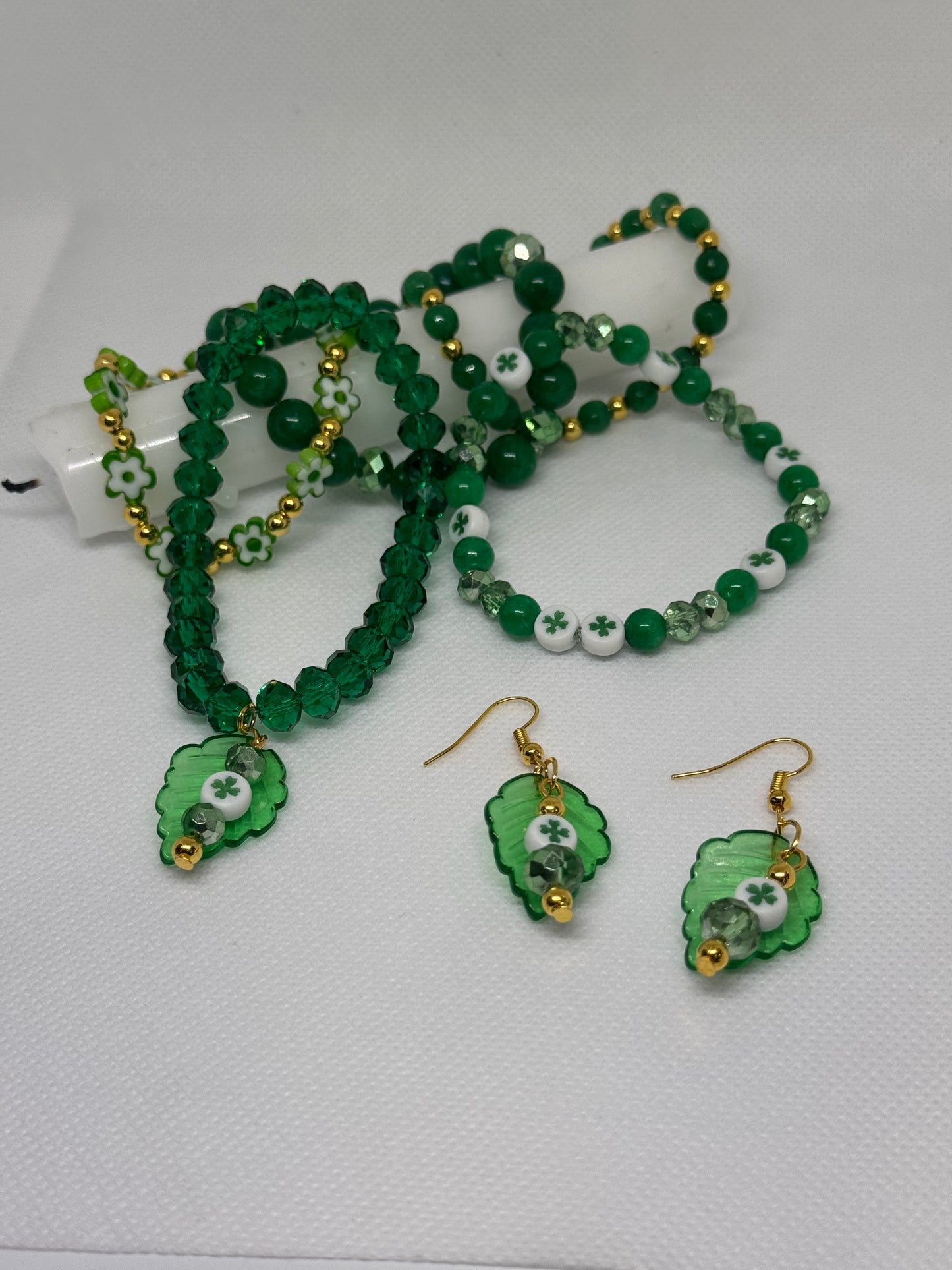 Green bracelets