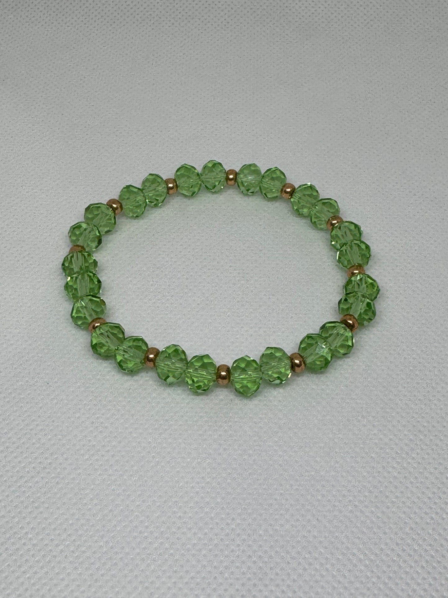 Crystal glass beaded bracelete