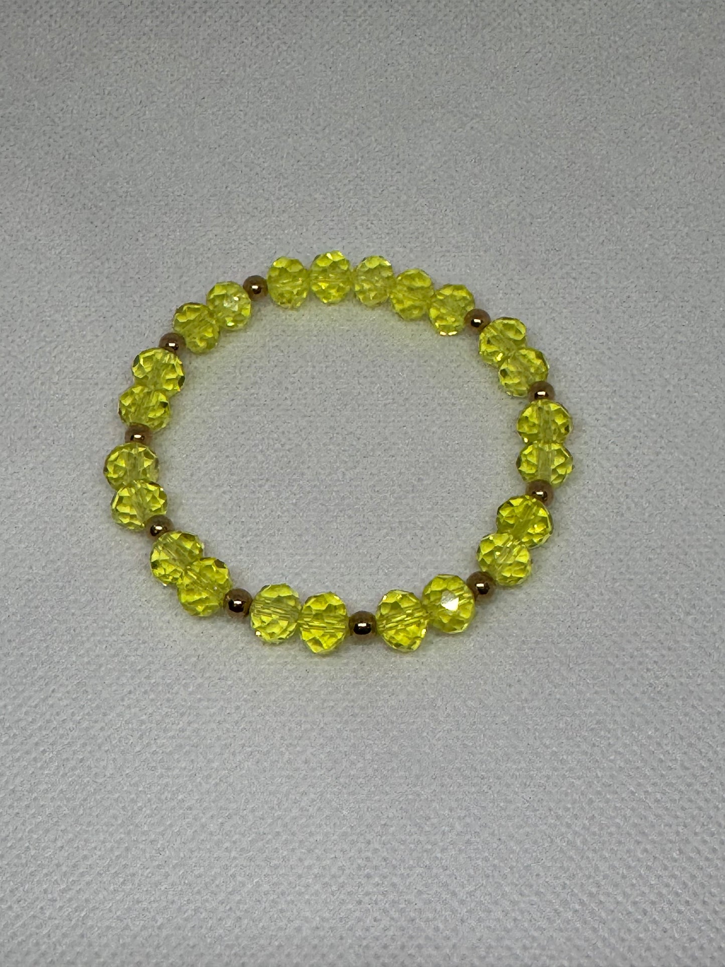 Crystal glass beaded bracelete