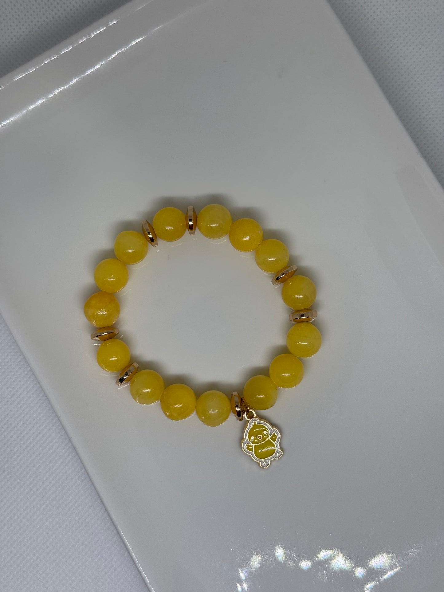 @Stone bead bracelet