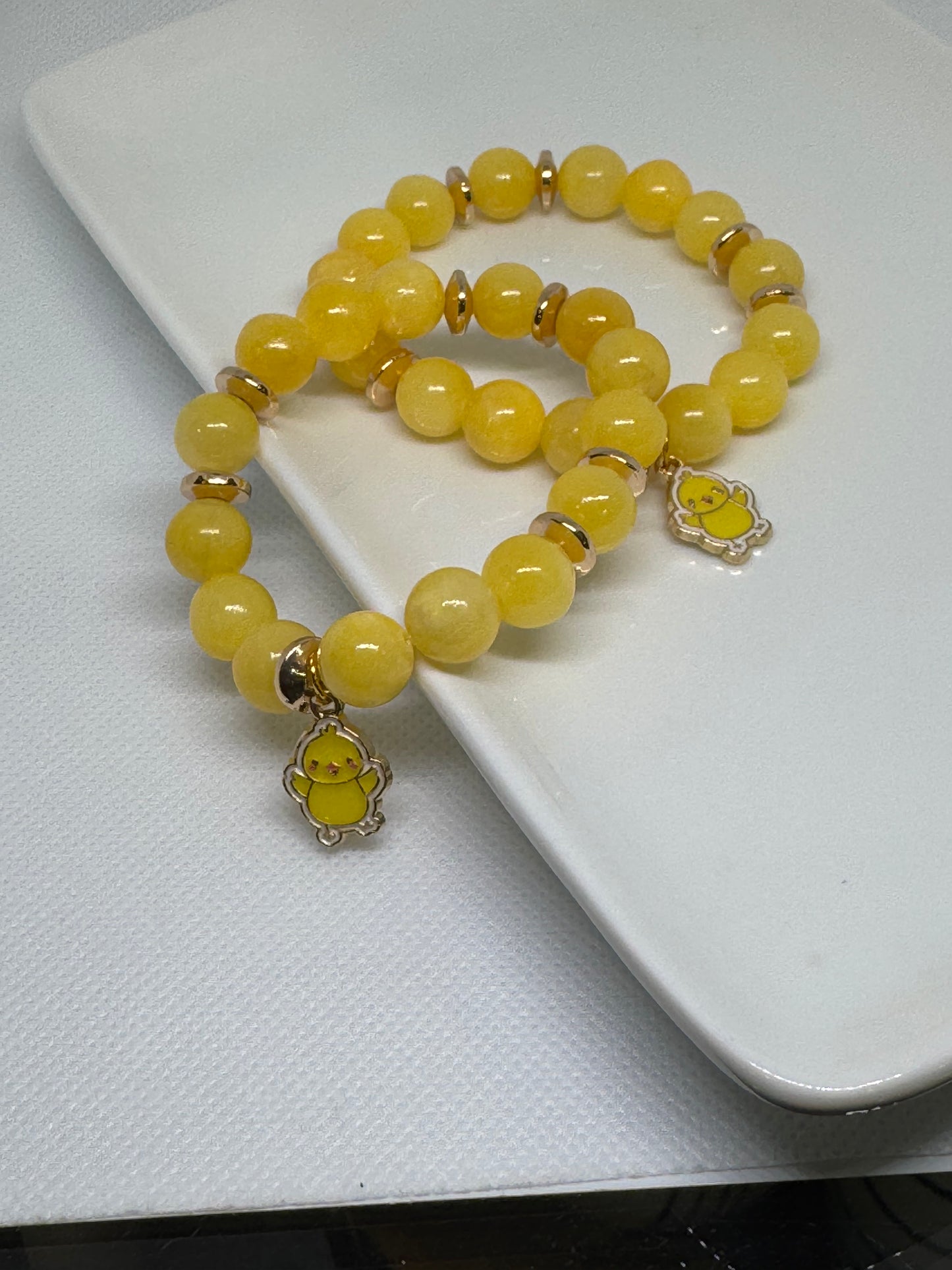 @Stone bead bracelet