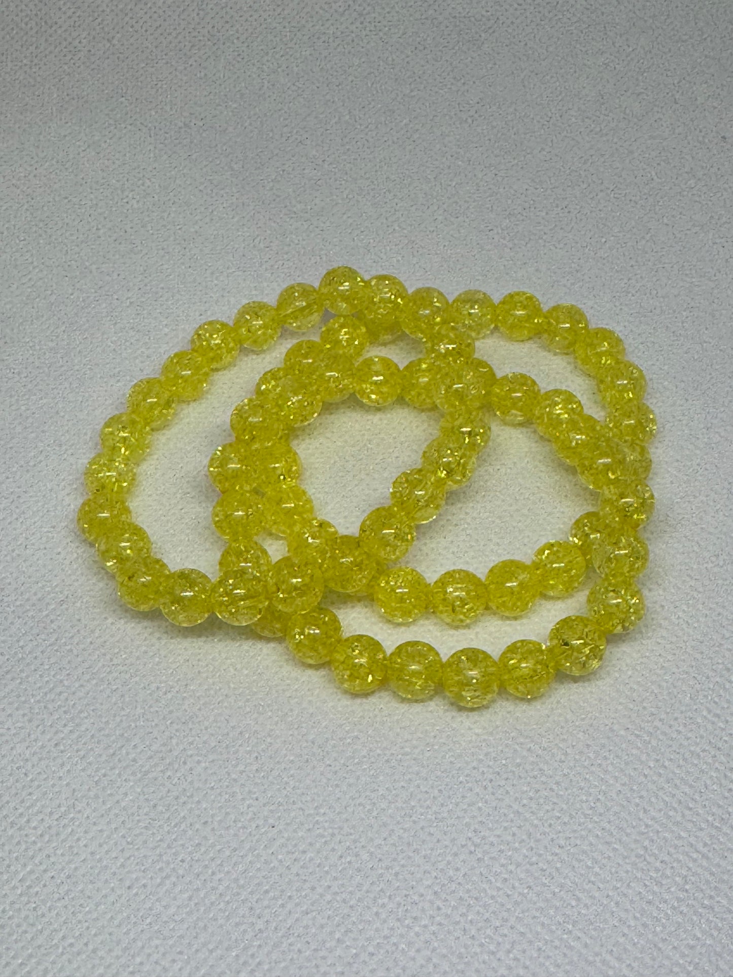 Acrylic beaded bracelets