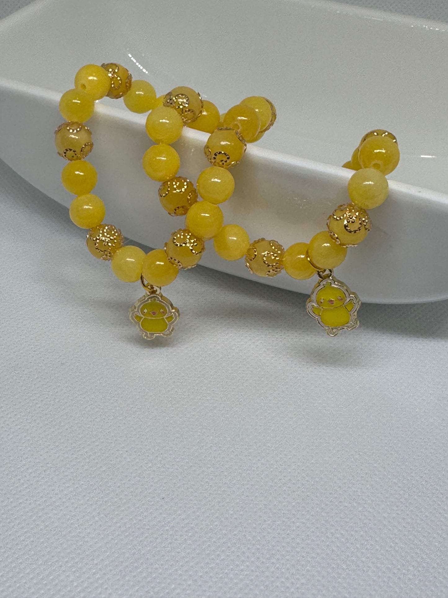 Stone beaded bracelets