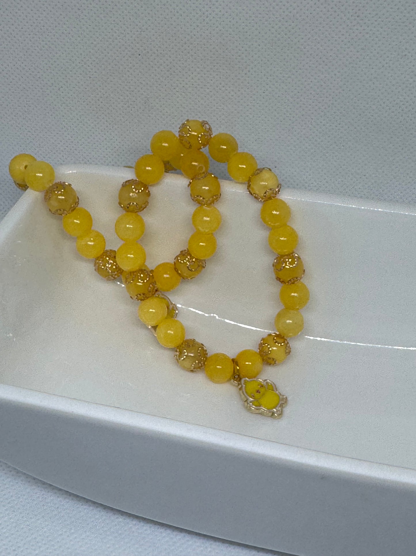 Stone beaded bracelets