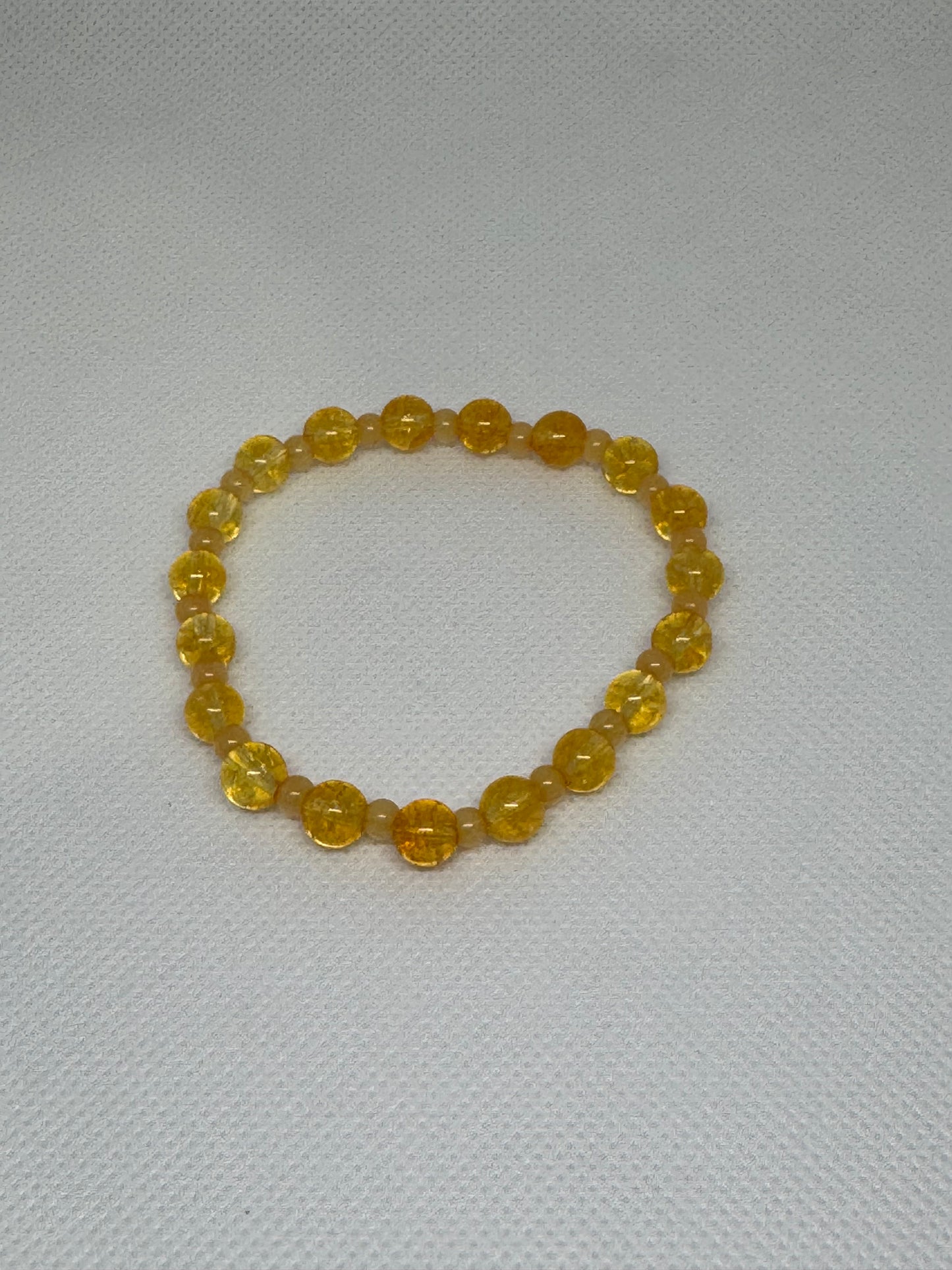 Glass beaded bracelets