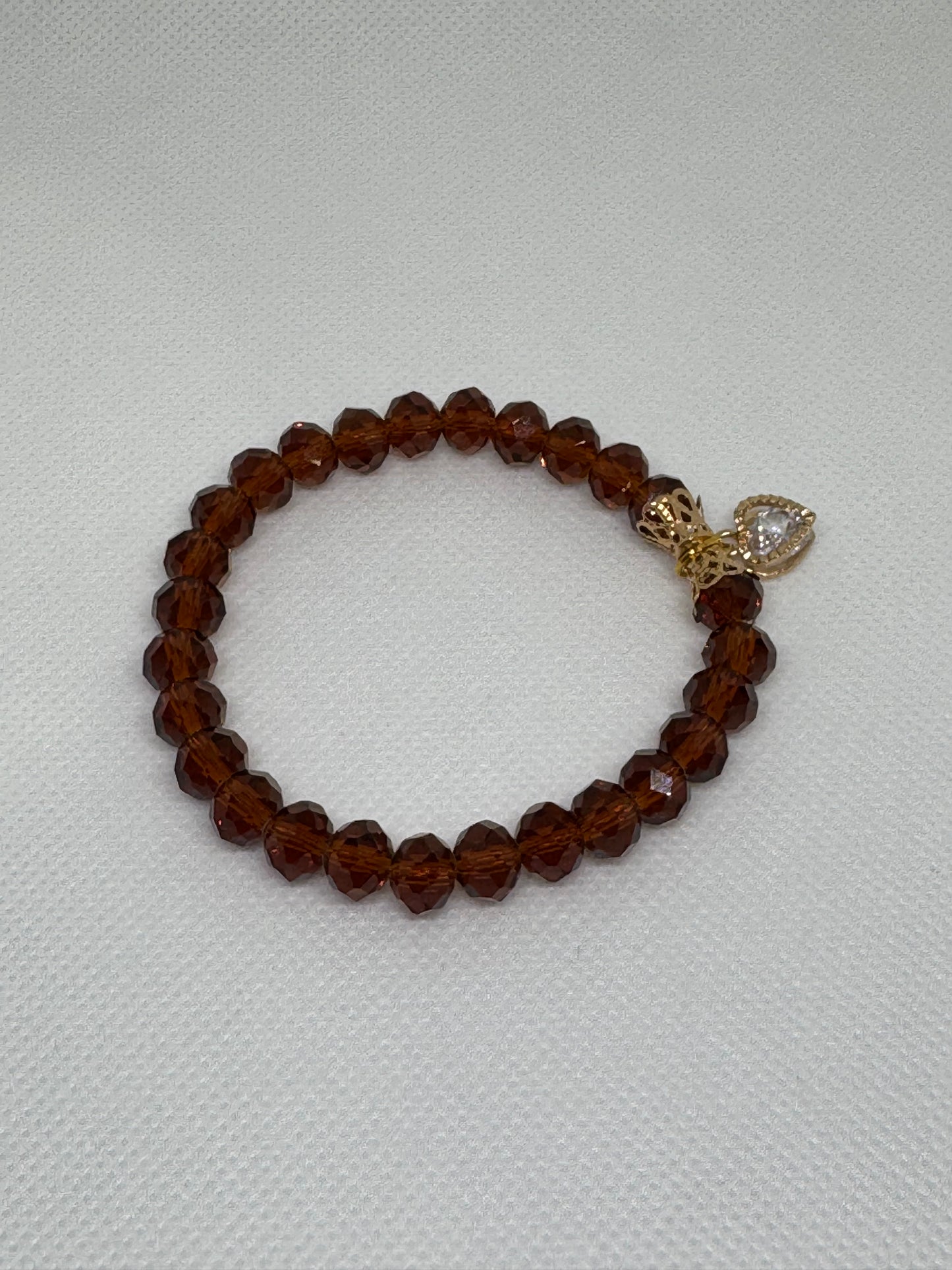 Glass bead bracelet