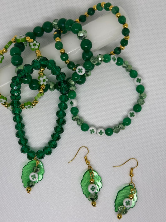 Green bracelets