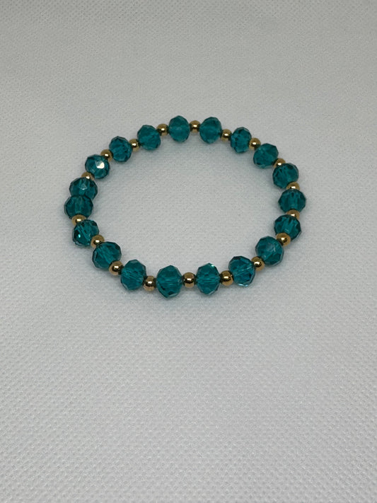 Crystal glass beaded bracelete
