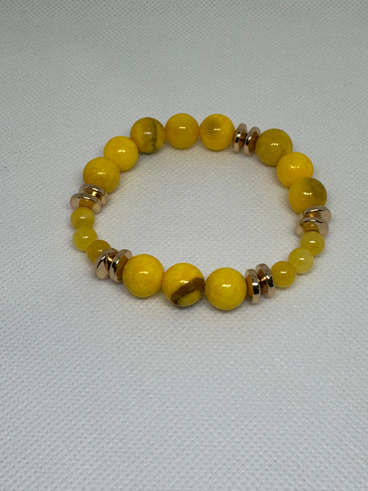 @Stone bead bracelet