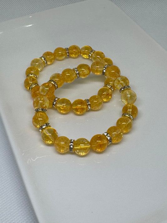 Glass bead bracelets